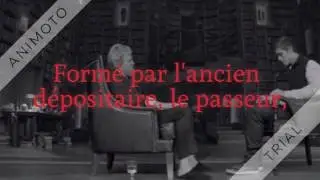 Le Passeur, book trailer