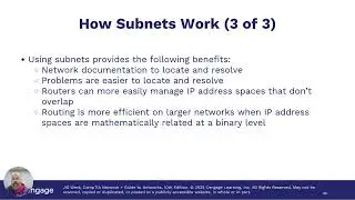NETW101 - Chapter 8 - Network Segmentation