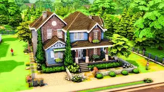 Small Newcrest Family Home 🌳👨&zwj;👩&zwj;👧&zwj;👦 | A Sims 4 Speedbuild