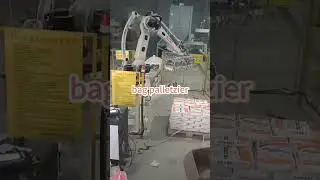 high speed bag palletizer #machine #palletizer