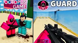 🦑Octopus Game - Playing as Guard (Full gameplay) - Roblox