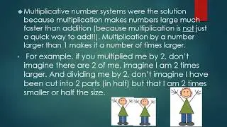 Multiplicative System (MA.  HANNAH BLAZE L  PITOGO)
