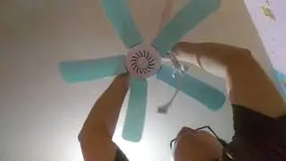 How to camel mini ceiling fan by bedroom
