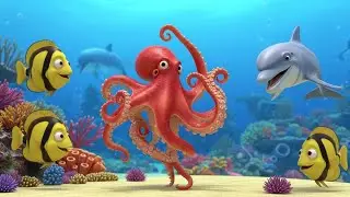 Under the Sea Party | kids nursery rhymes | Baby Song, Ocean Animals Cartoon 🌊🎉