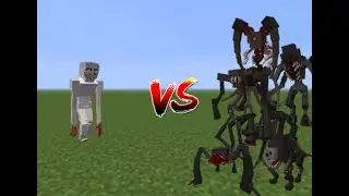SCP 096 vs All Adapted Parasite | Minecraft mob battle