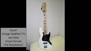 Squier - Vintage Modified 77s Jazz Bass _ Sound Sample