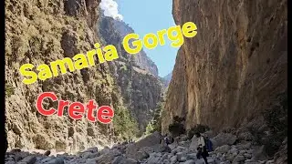 Samaria Gorge - canyon, Crete 🇬🇷