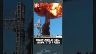Russia: Massive Explosion Strikes Tambov Railway Station, Huge Blast Caught on Camera | #shorts