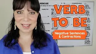 Verbo to be en inglés: Cómo formar oraciones negativas y contracciones