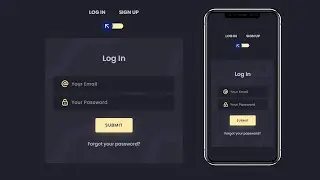 Responsive Login Form With Animation Using HTML, CSS and JavaScript (2020).