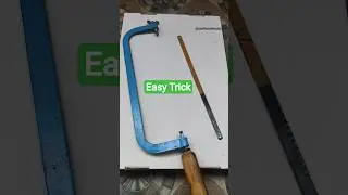 Genius Hack! Assembling a Hacksaw Blade in Seconds | Must-Try DIY Trick #diy #howto #tricks #tips
