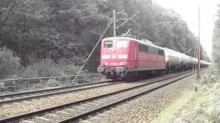 Gas Tankers Train with DB Class/Baureihe/Serie 151 ! Electric Loco.