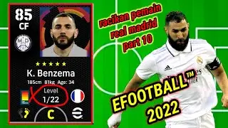TRIK CARA MERACIK RATING K.BENZEMA BES PLAYER EFOOTBALL 2022 MOBILE