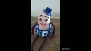 String puppet using paint bottle, Creative, Easy diy from paint bottle, zero waste ,budget friendly