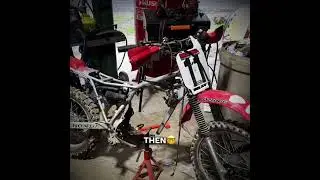 The bikes running great! #honda #builtnotbought #redrider #xr100 #hondapower #motocross @Honda