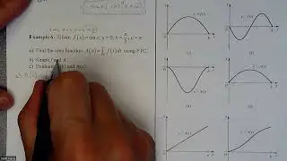 Calc 1 - Definite Integral – Finding and Graphing an Area Equation of a Trig Function