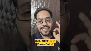 Big News 🔥 Delhi NTSE Application Forms Out | Atp Star