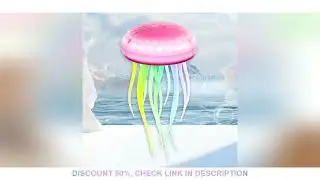 LED Creative Jellyfish Lamp RGB Gradient Atmosphere Light Flexible Tentacles Type-C Charging Christm