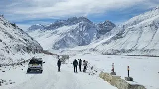 Winter Spiti Ep 07 | Kaza to Reckong Peo, Frozen Nako Lake | Group Tour of Feb 2025