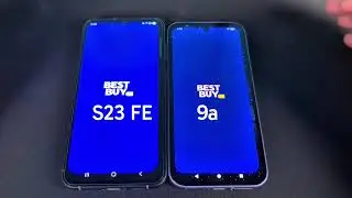 Сравнение скорости работы Google Pixel 9a и Samsung S23 FE в ходе теста.