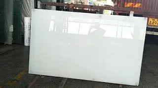 super white PVB laminated glass