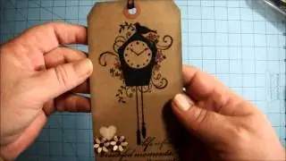 Altered Paper Bag For CraftyHoneyDolls