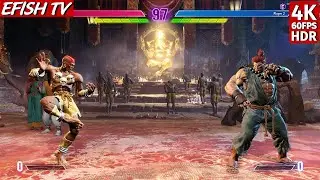 Dhalsim vs Akuma (Hardest AI) - Street Fighter 6
