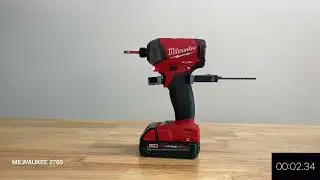 Milwaukee 2760-20 Battery Run Time Test