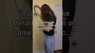 When you have to correct your childs music taste😂 #metalheads #metal #funny #comedyskit