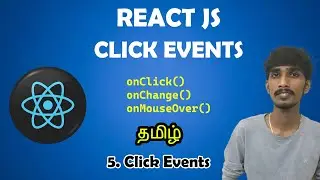 React JS EVENTS | OnClick OnChange OnMouseOver | Learn React Js  #5 #reactjs #javascript #webdesign