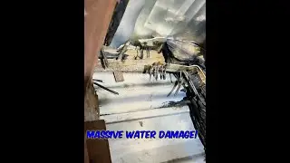 Years of water damage to my camper, along with wiring my propane leak detector