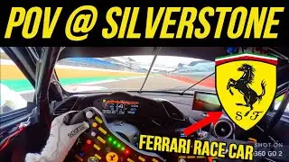 DRIVING A FERRARI AT SILVERSTONE!!