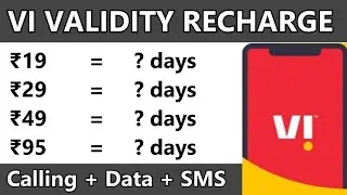 VI New Recharge Plans | VI Validity Recharge | VI New offer 2020 