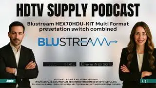Blustream HEX70HDU-KIT Multi Format presetation switch combined