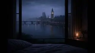 Almost Silent Night Sound for Deep Sleep | Before Dawn in UK | 8 Hours