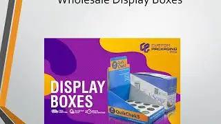Counter Display Boxes | CBD Display Boxes | Custom Display Boxes
