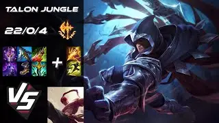 JUNGLE Talon vs Lee Sin - EU Challenger Patch 25.20