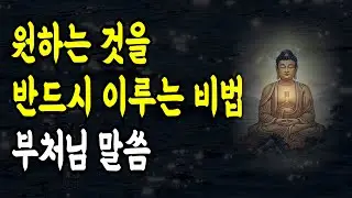 부처님 말씀, 집착하지 않으면서도 원하는 것을 반드시 이루는 비법 | 부처 | 불교 | 집착 | 꿈 | 내려놓기 | 내려놓기 | 간절함 | 믿음 | 오디오북 | 명상