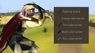 Complete Salamander Hunting Guide: Swamp, Orange, Red, Black & Tecu &ndash; OSRS
