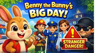 Kids Nursery Rhymes Compilation 🎵 Benny the Bunny | Community Helpers | Stranger Danger