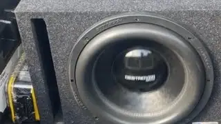 1 Rockville Destroyer 15in subwoofer in my BMW 4 series. #shorts