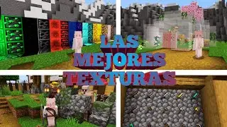 LAS MEJORES TEXTURAS &Uacute;TILES PARA MINECRAFT PE📌 | Vidrio conectado ores brillantes marcos invisibles