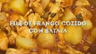 Receita de filé de frango cozido com batata