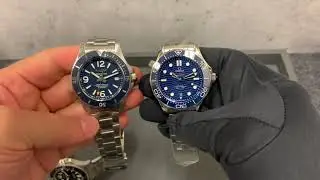 Breitling Superocean 42 мм и 44 мм против Omega 300M