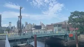 an evening at Pig Beach, Gowanus, Brooklyn, New York (7-2-22)