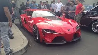 Cars and Coffee Irvine 14 June 2014 - Toyota FT1 , Toyota 2000GT , Ferrari Enzo , Mclaren P1