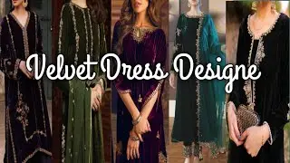 Viral Velvet Embroidered Dress Design 2025|Velvet Suit design ideas|#mariadressingideas