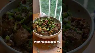#mushroom #pepper #fry #kaalan #varuval #food #recipe #easy #tasty #yummy #shorts #short #trending