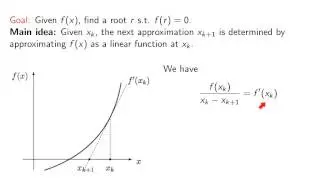 ch5 6: Numerical Solutions of nonlinear equations. Newton's iteration. Wen Shen