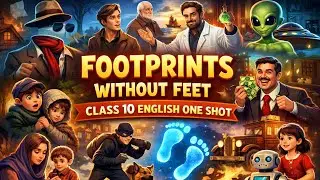 Footprints Without Feet One Shot (All Chapters) 🚀 | Class 10 English Full Book Animated Explanation